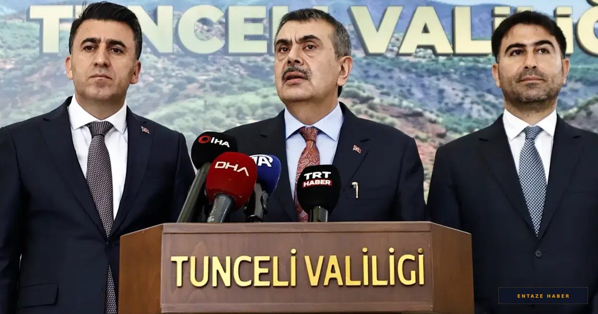 Bakan Tekin'den Tunceli Çıkarması: Öğrenci Sayısındaki Düşüşe Rağmen Eğitim Yatırımları Tam Gaz